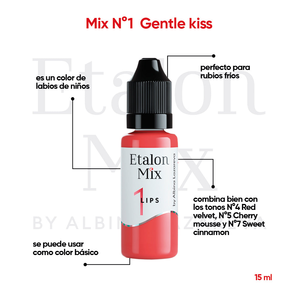 Pigmento Etalon Mix - Lips #1 Gentle Kiss