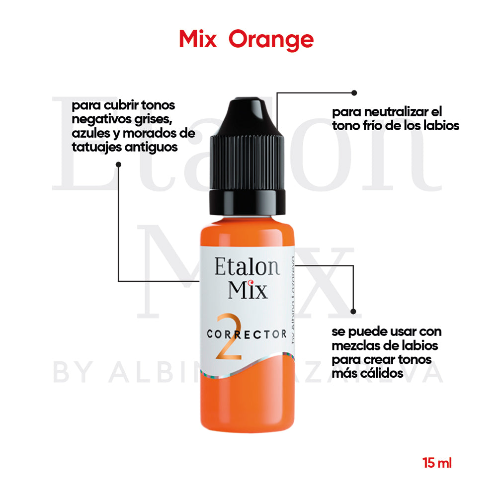 Pigmento Etalon Mix - Corrector #2 Orange