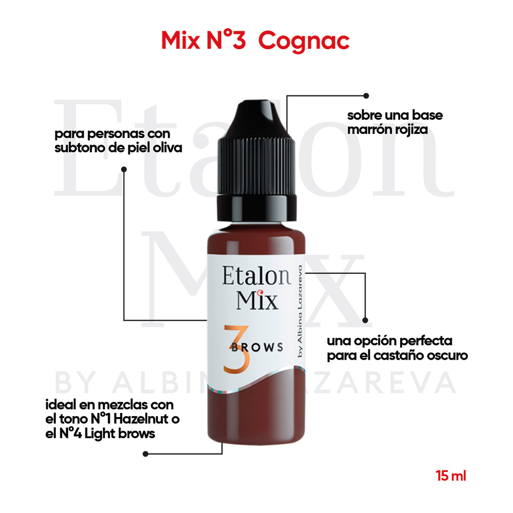 Pigmento Etalon Mix - Brows #3 Cognac
