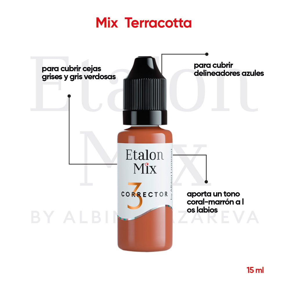 Pigmento Etalon Mix - Corrector #3 Terracotta