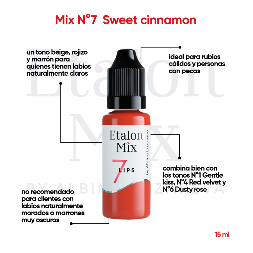 Pigmento Etalon Mix - Lips #7 Sweet Cinnamon