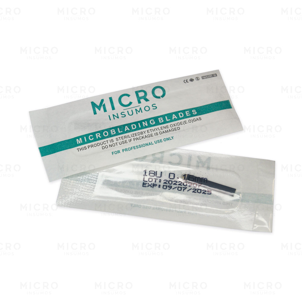 Aguja Microblading Microinsumos U18