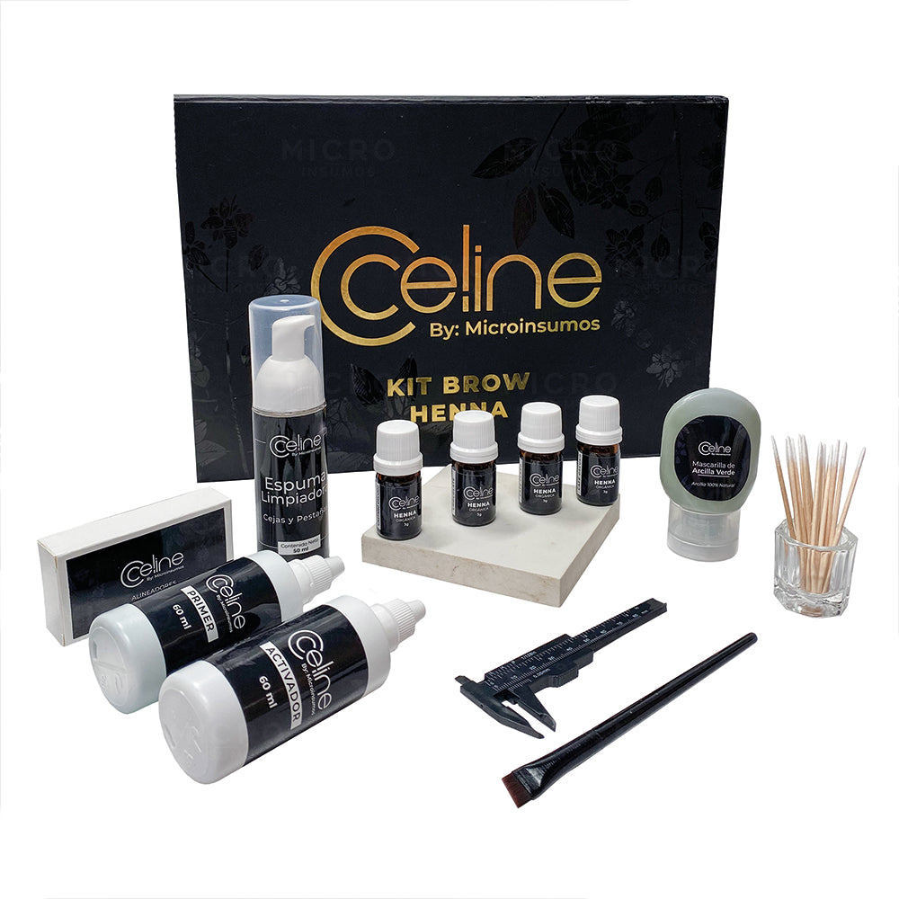 Brow Henna Celine Kit Profesional Completo
