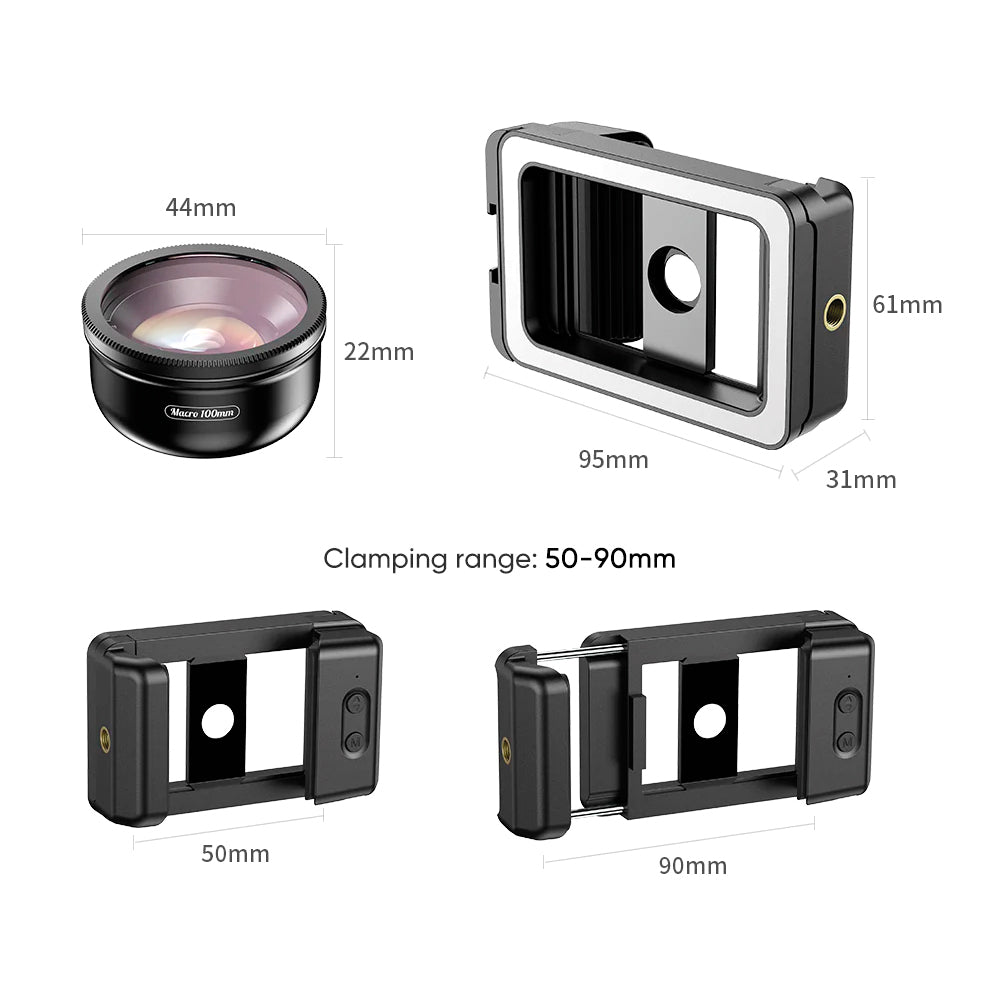 Kit de Lente Macro 4K