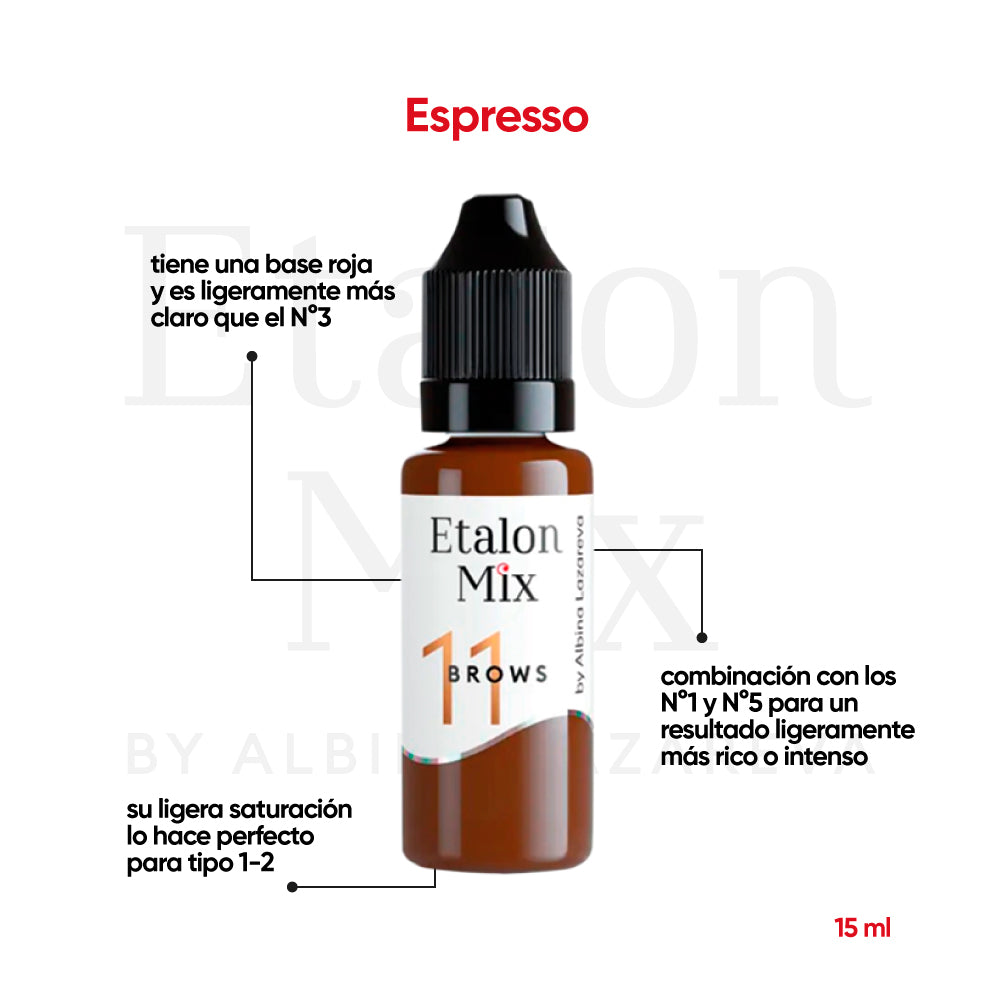 Pigmento Etalon Mix - Brows #11 Espresso