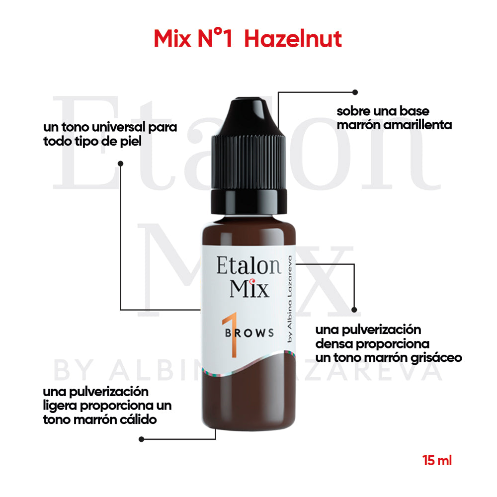 Pigmento Etalon Mix - Brows #1 Hazelnut