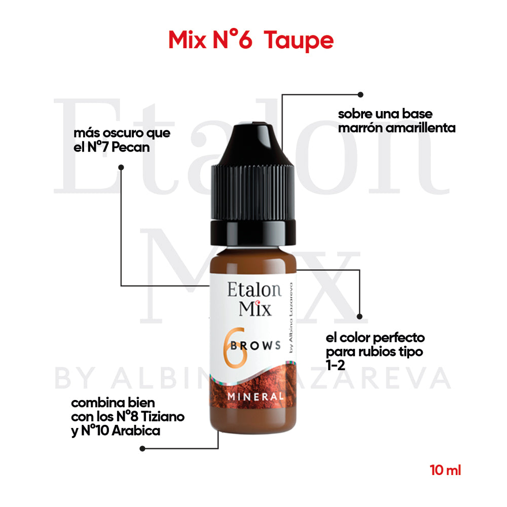 Pigmento Etalon Mix - Brows #6 Taupe