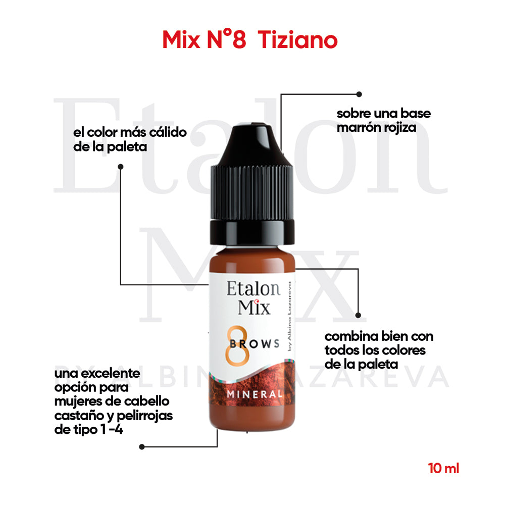 Pigmento Etalon Mix - Brows #8 Tiziano