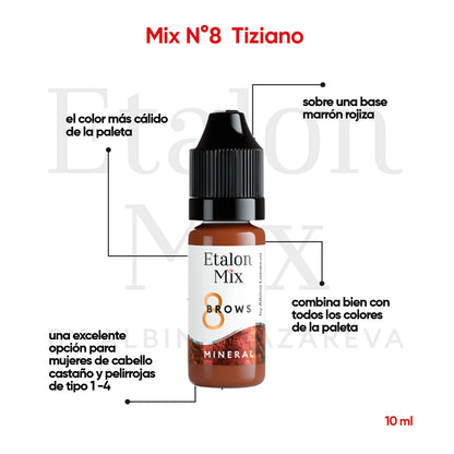 Pigmento Etalon Mix - Brows #8 Tiziano