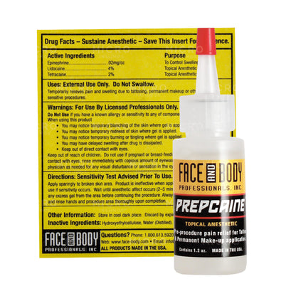 Anesthesia Powder Anestesia Prepcaine Face and Body – Microinsumos
