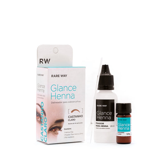 Glance Henna Castanho Claro - Rare Way