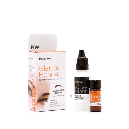 Glance Henna Castanho Escuro - Rare Way