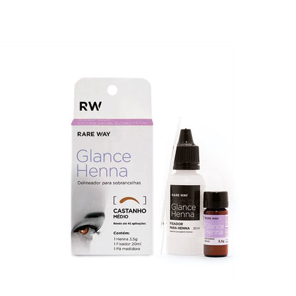 Glance Henna Castanho Medio - Rare Way
