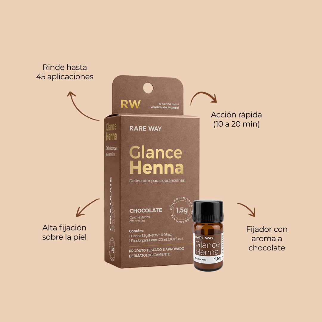 Glance Henna Chocolate - Rare Way