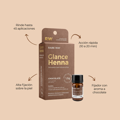 Glance Henna Chocolate - Rare Way