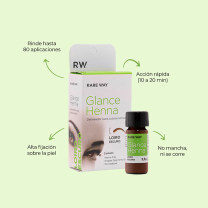 Glance Henna Loiro Escuro - Rare Way