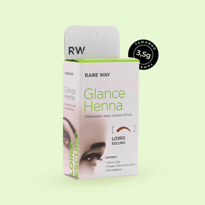 Glance Henna Loiro Escuro - Rare Way