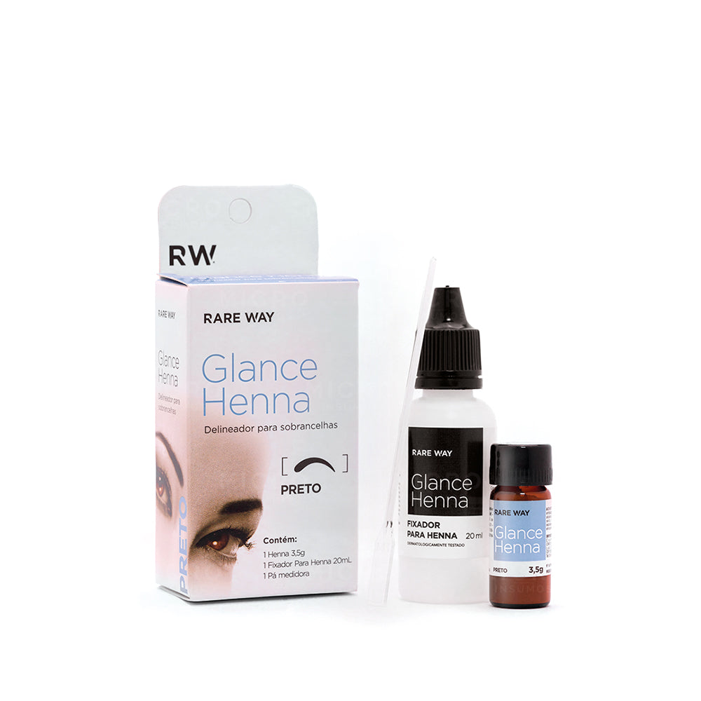 Glance Henna Preto - Rare Way
