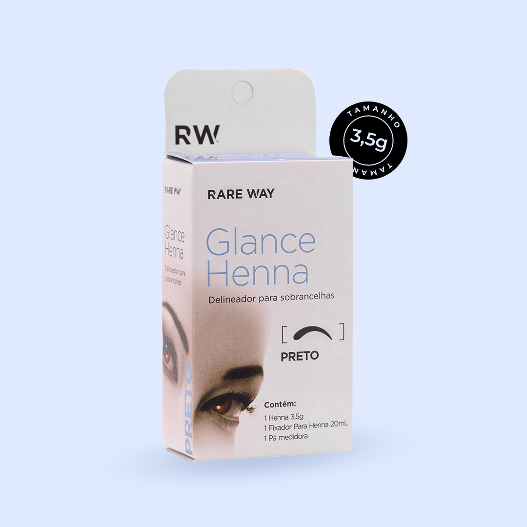 Glance Henna Preto - Rare Way