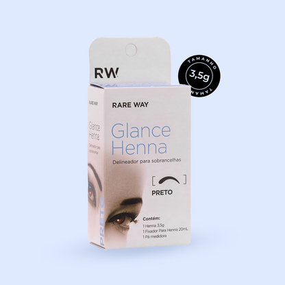 Glance Henna Preto - Rare Way
