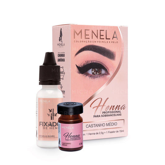Henna Profesional MENELA - Castaño Medio