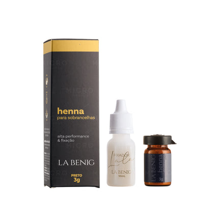 Henna Profesional Completo LA BENIG - Negro