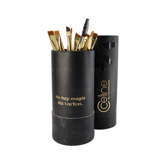 Kit Profesional de Pinceles Ultra Finos Celine